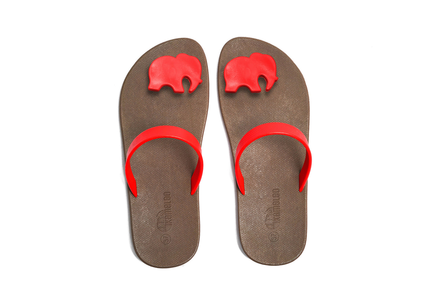 Poppi Ellie Black Sole Red Strap
