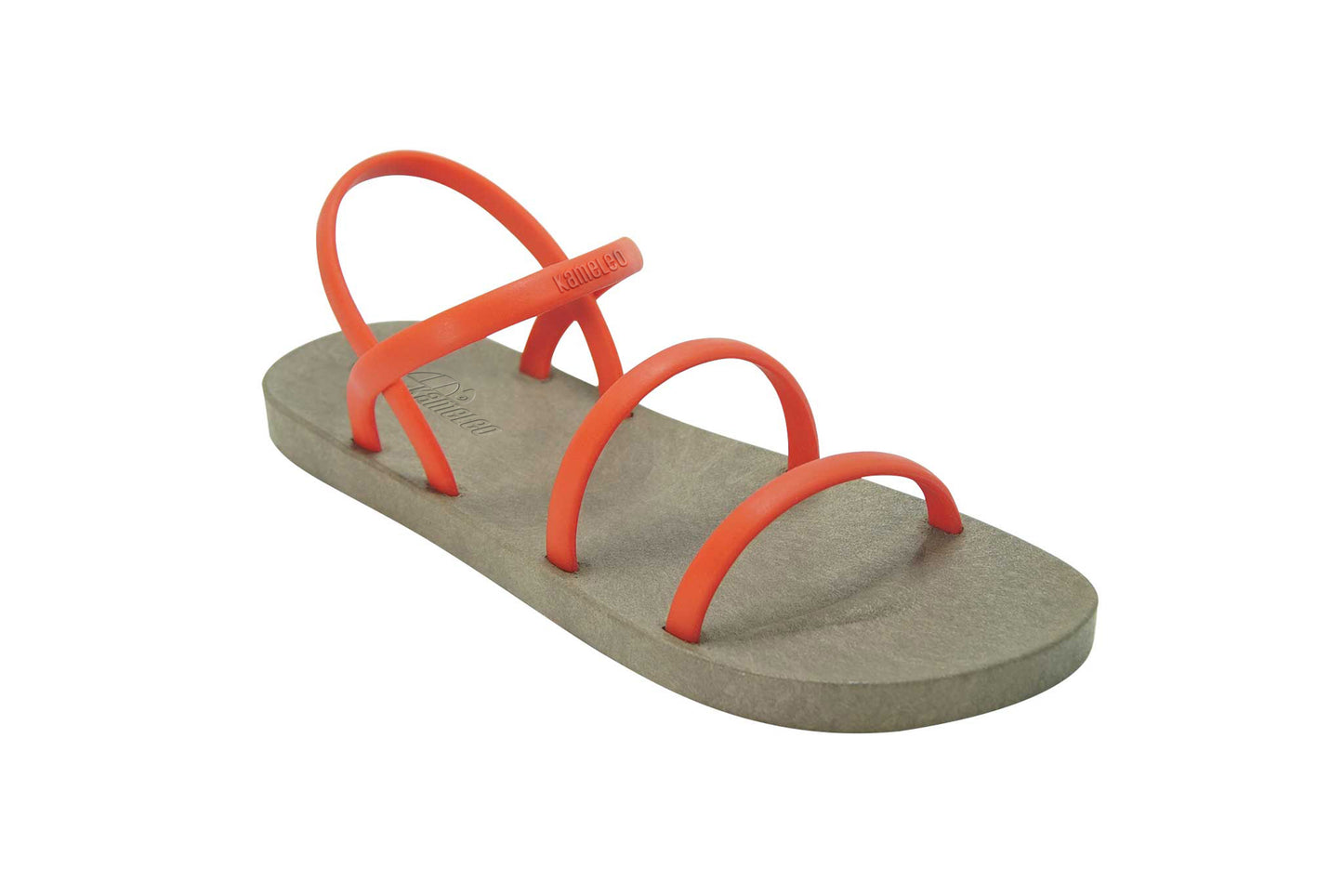 Twin Slim Brown Sole Red Strap