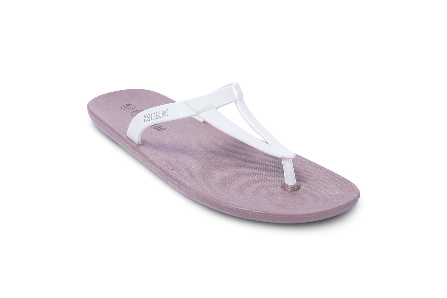 Eiffel Brown Sole White Strap
