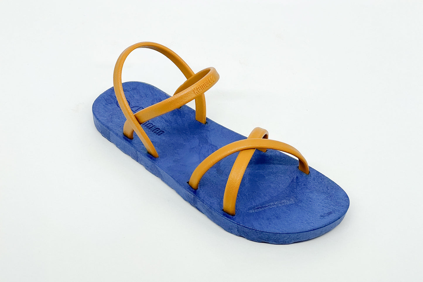 Cross Slim Blue Sole Caramel Strap