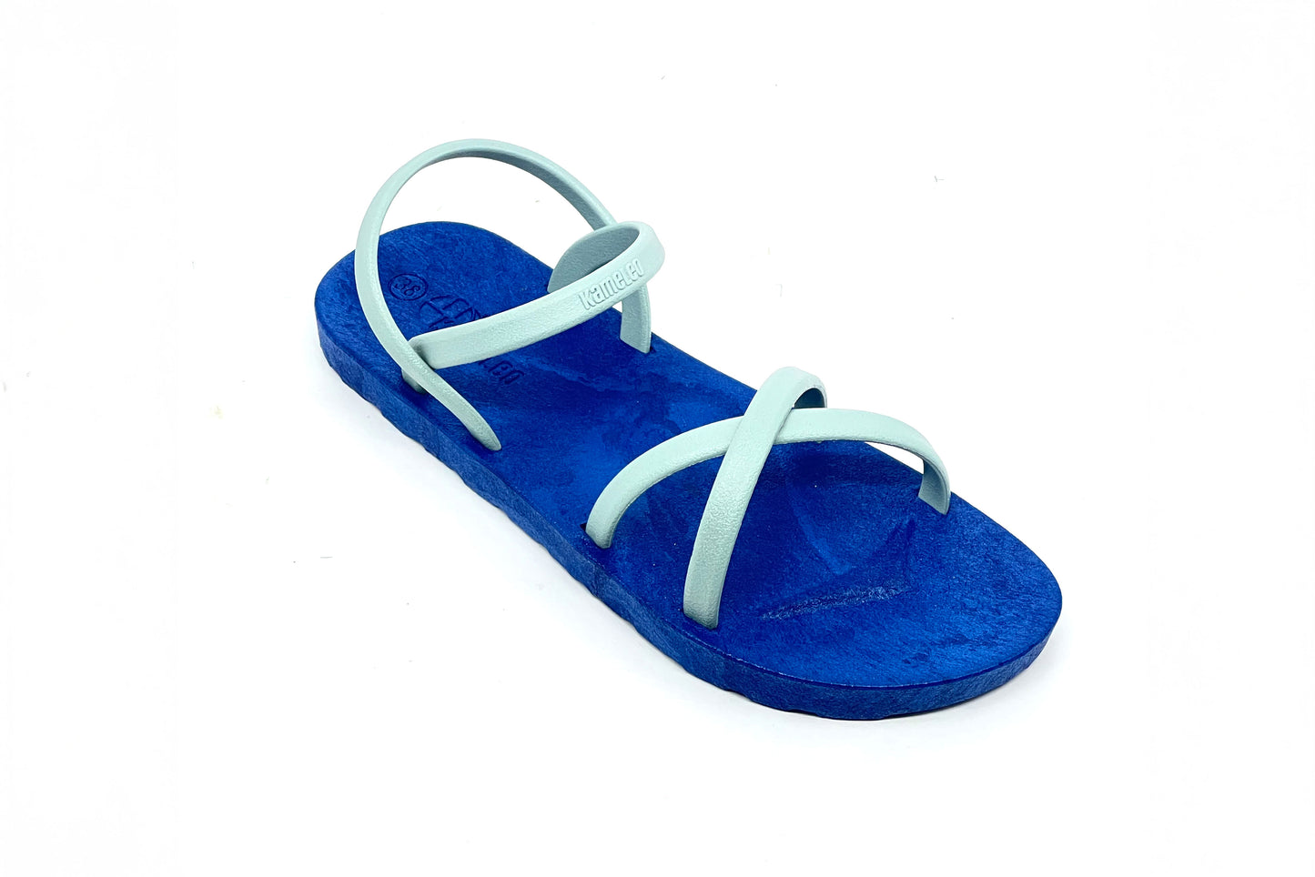 Cross Slim Blue Sole Grey Strap