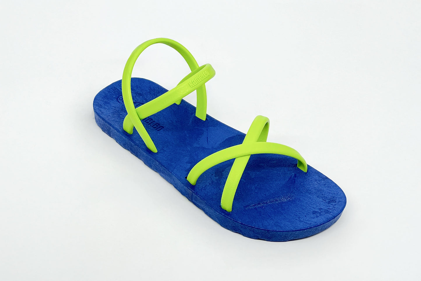 Cross Slim Blue Sole Lime Strap