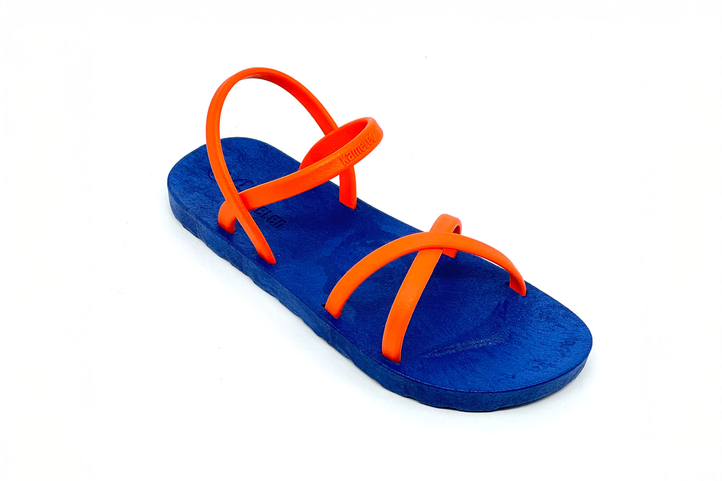 Cross Slim Blue Sole Orange Strap