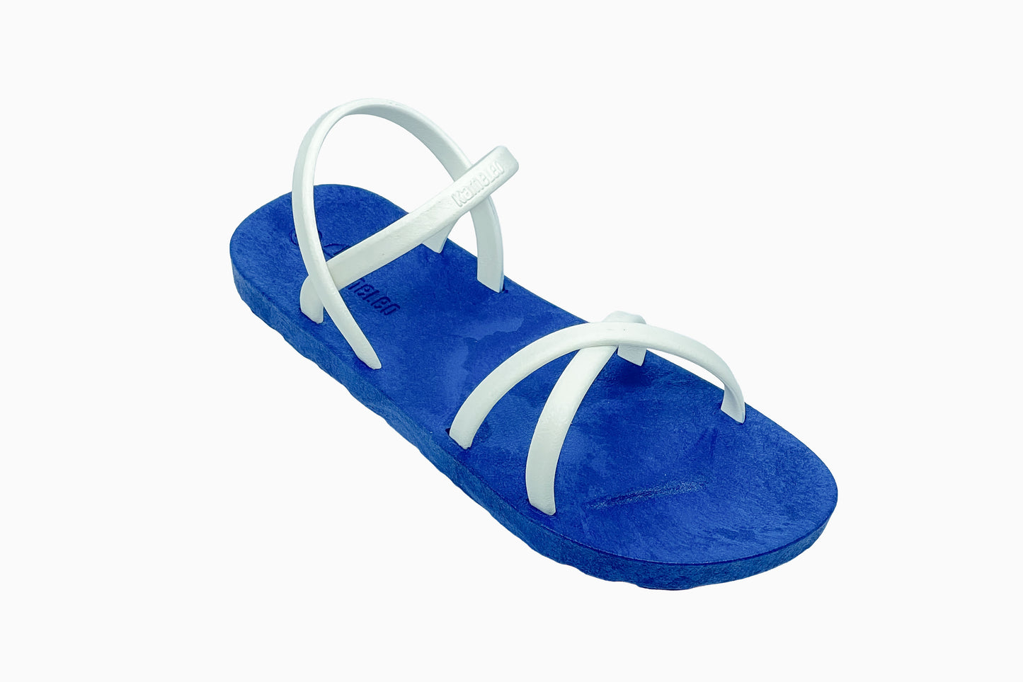 Cross Slim Blue Sole White Strap