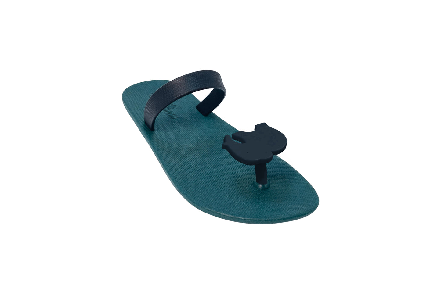 Poppi Ellie Green Sole Black Strap