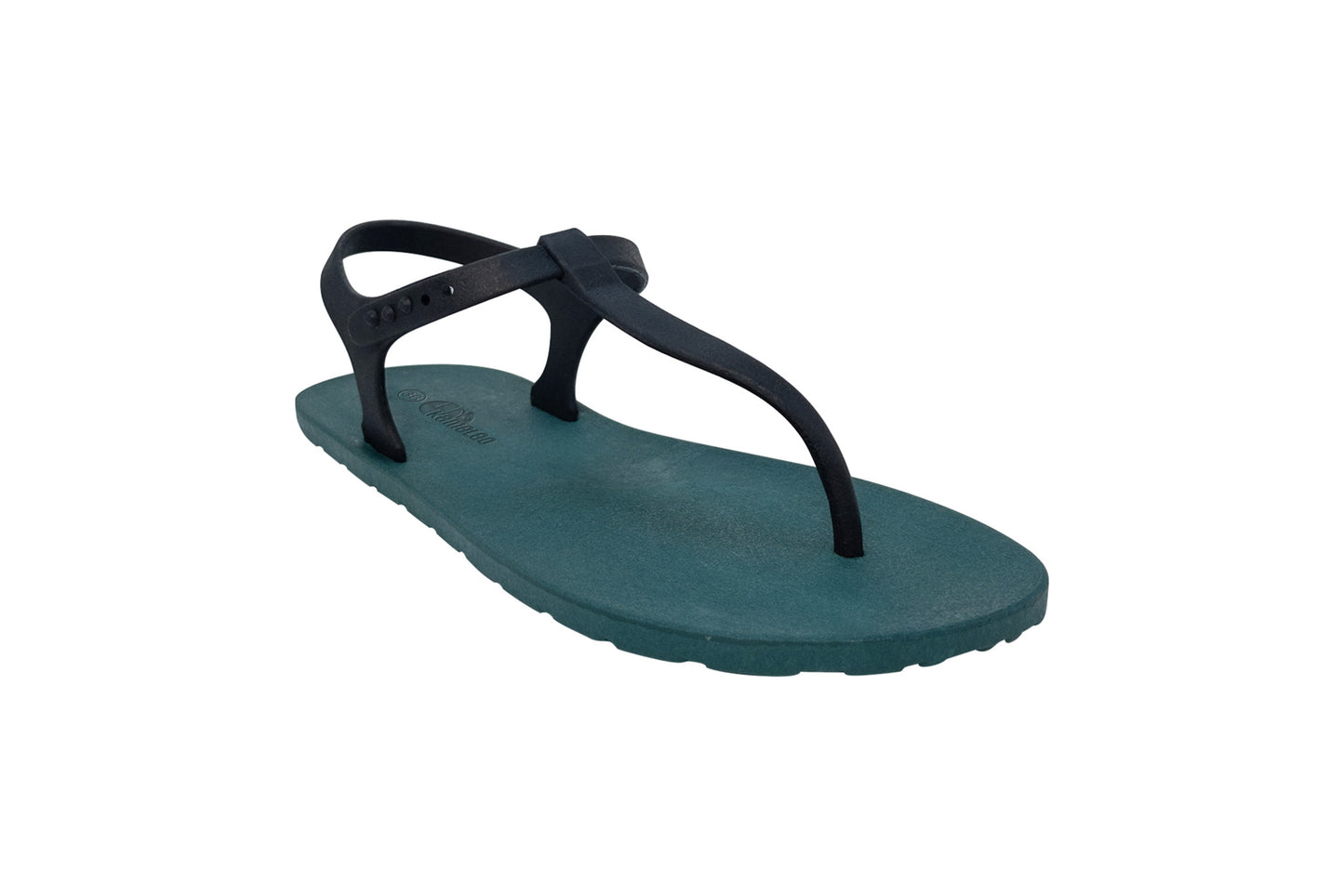 Saily Green Sole Black Strap