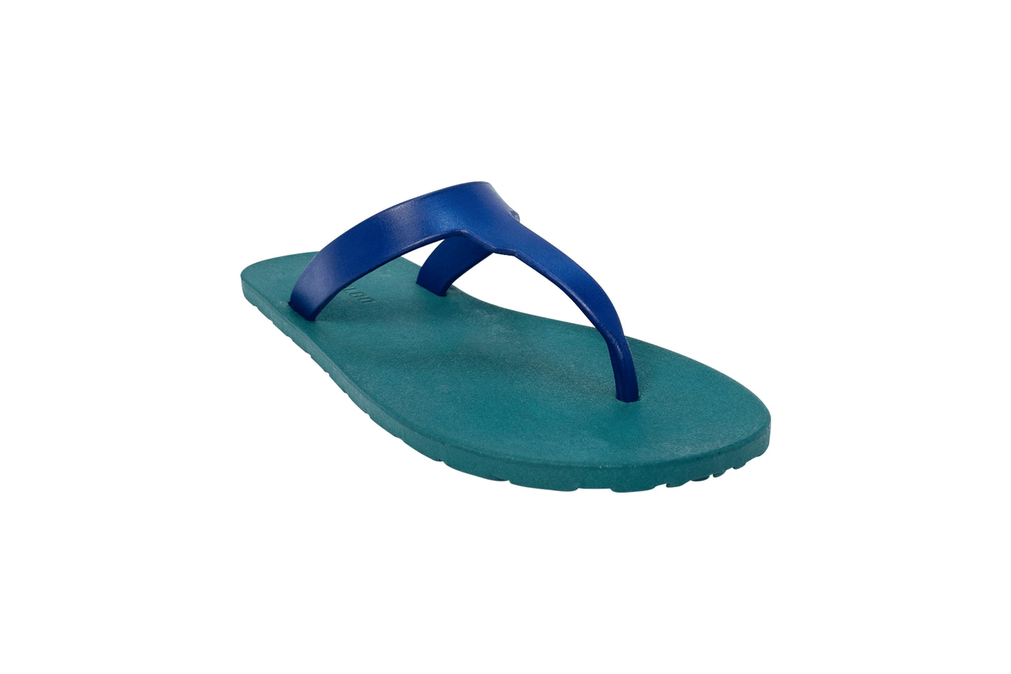 Thongs Green Sole Blue Strap