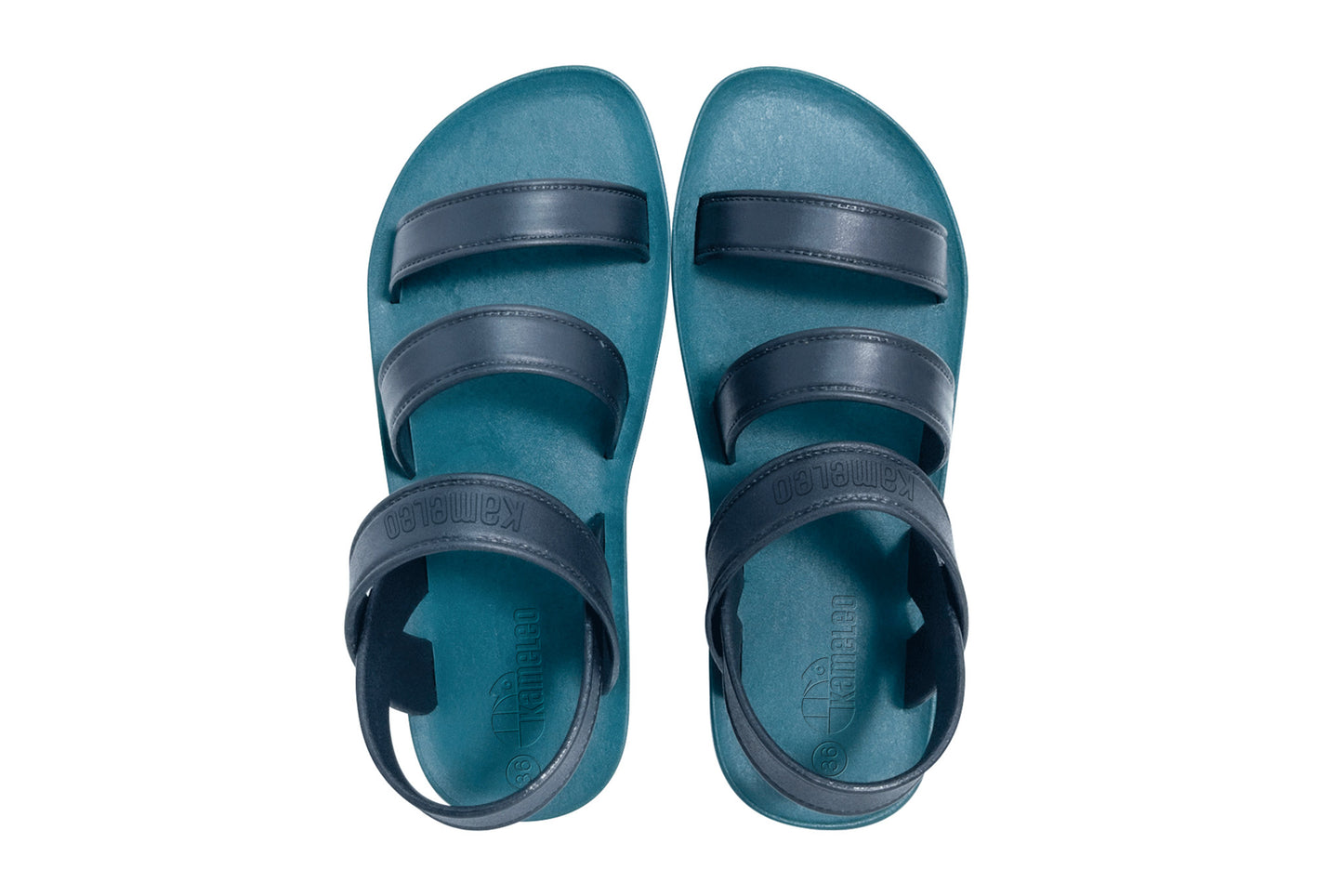 Twin Plus Green Sole Black Strap