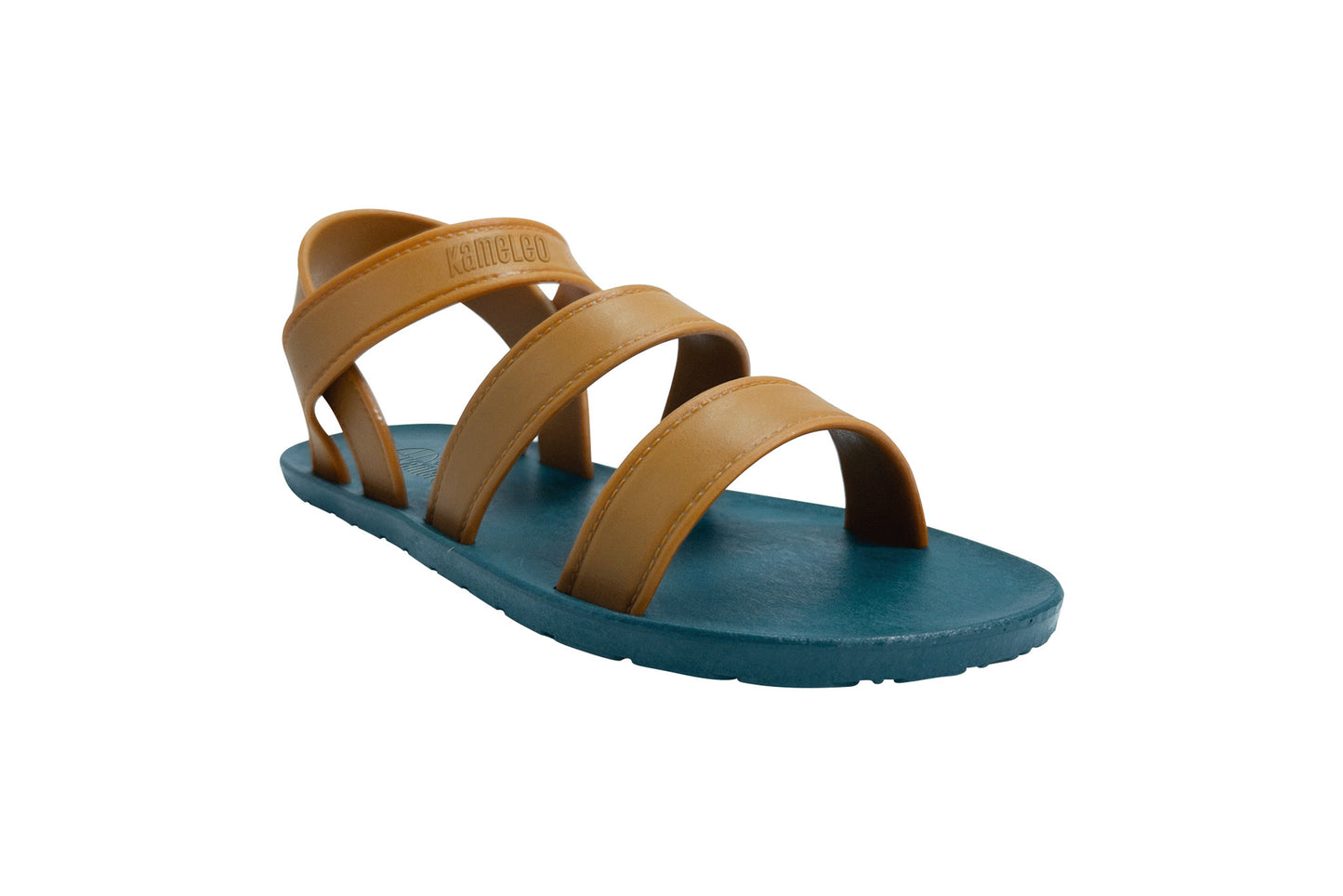 Twin Plus Kids Green Sole Caramel Strap