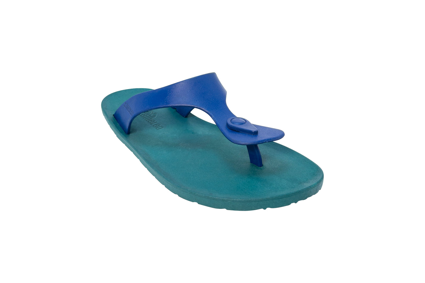 Candy Green Sole Blue Strap