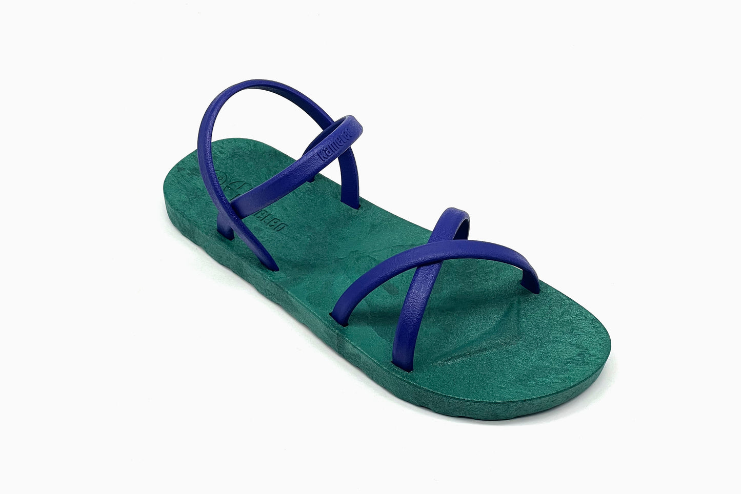 Cross Slim Green Sole Blue Strap