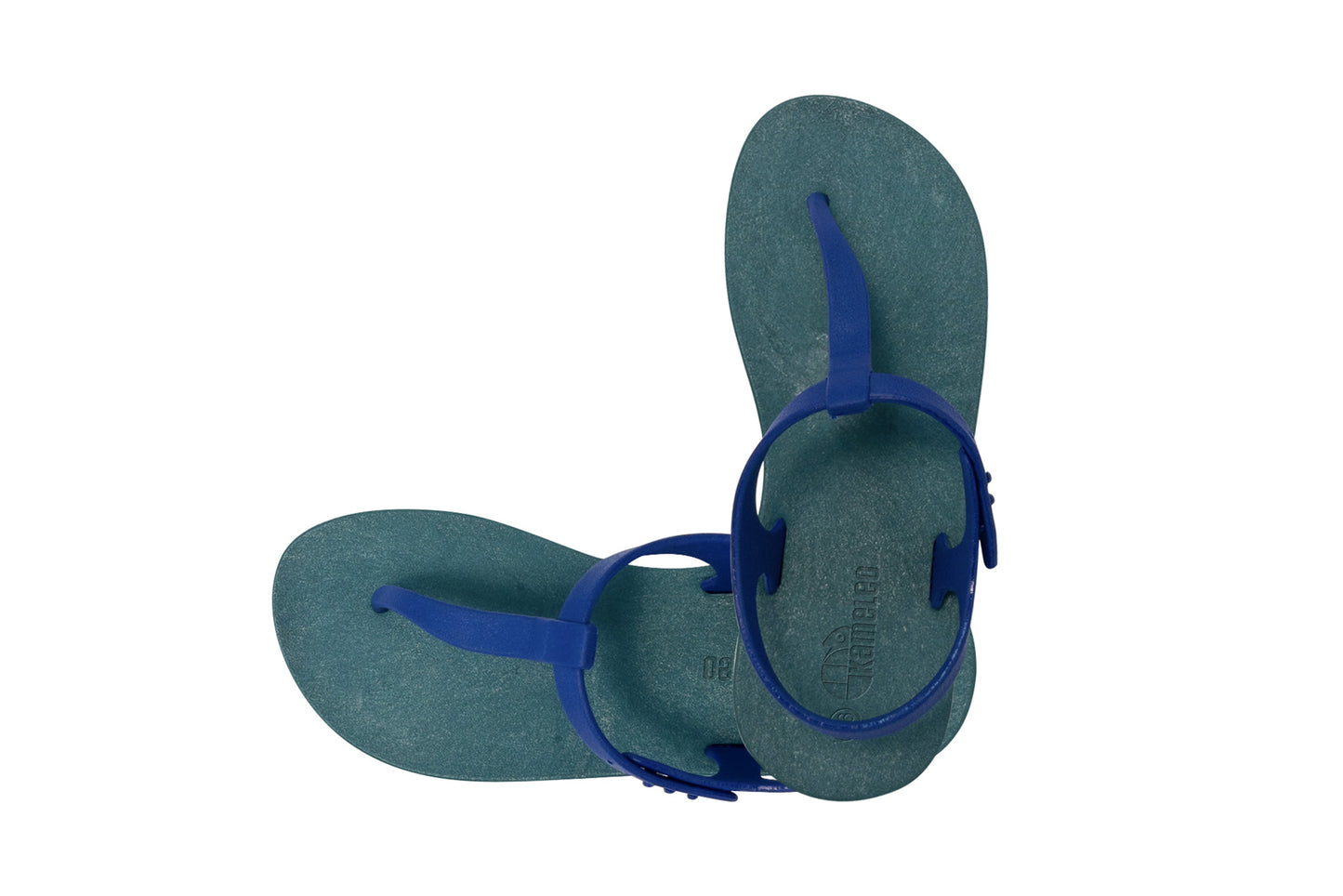 Saily Green Sole Blue Strap