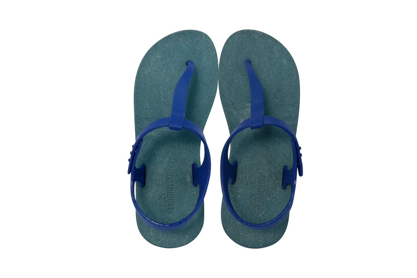 Saily Green Sole Blue Strap