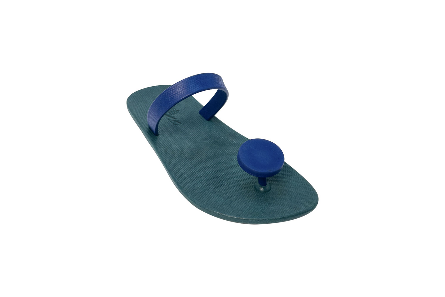 Poppi Dot Green Sole Blue Strap
