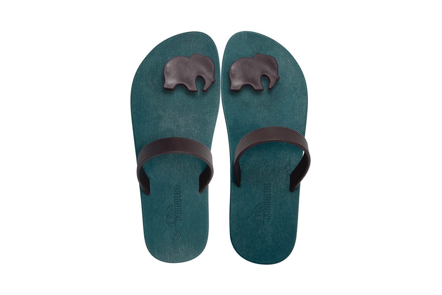 Poppi Ellie Green Sole Brown Strap