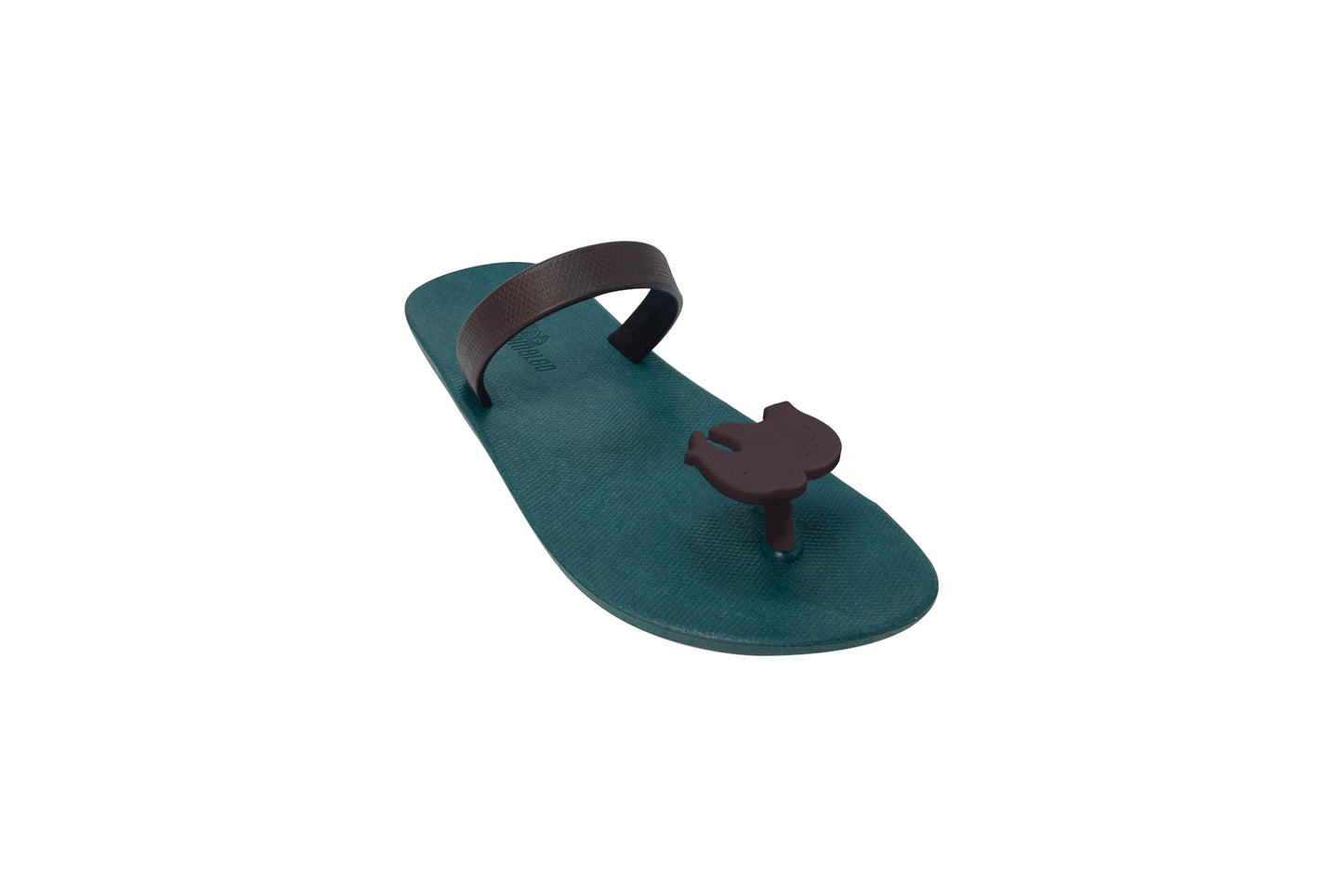 Poppi Ellie Green Sole Brown Strap