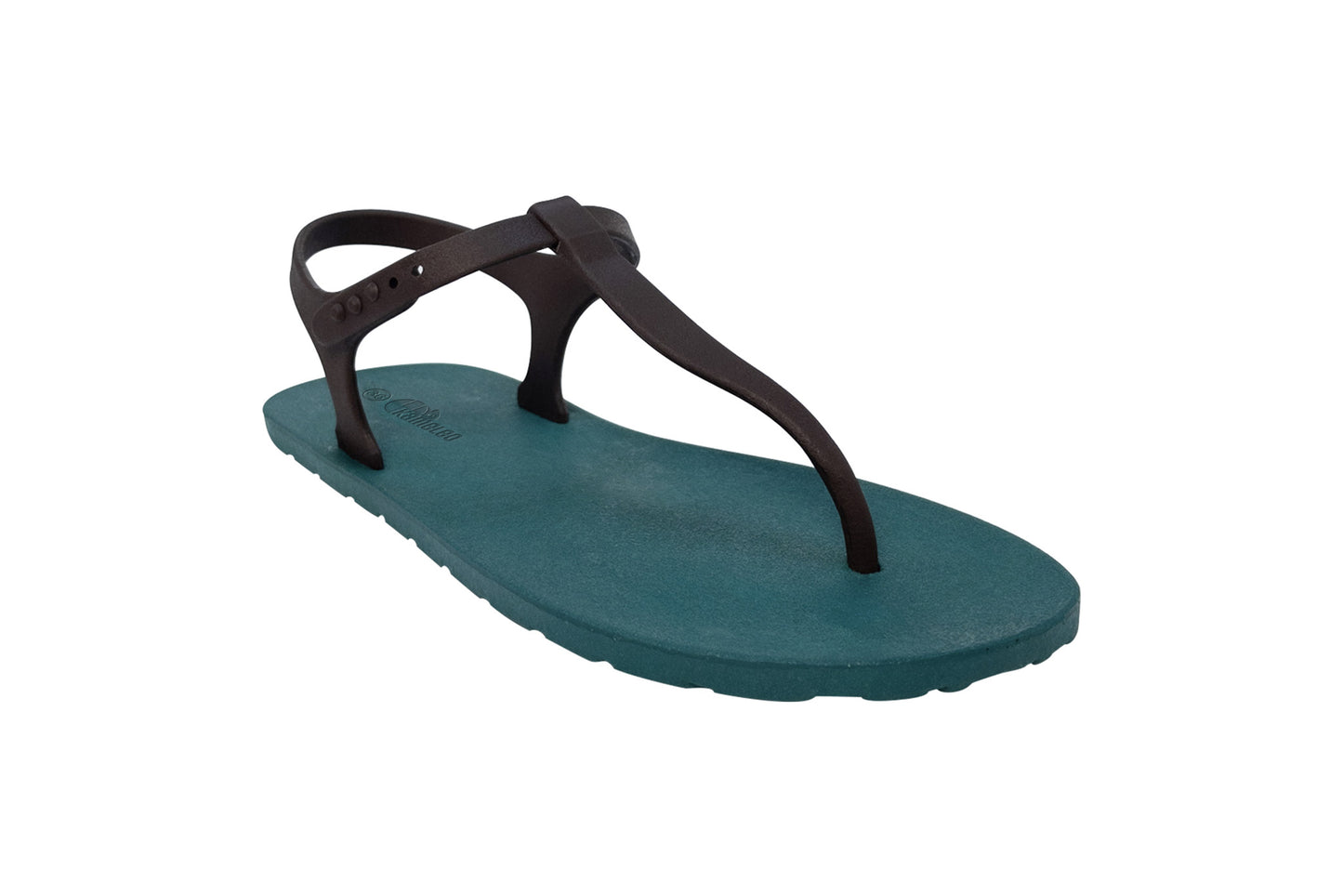 Saily Green Sole Brown Strap