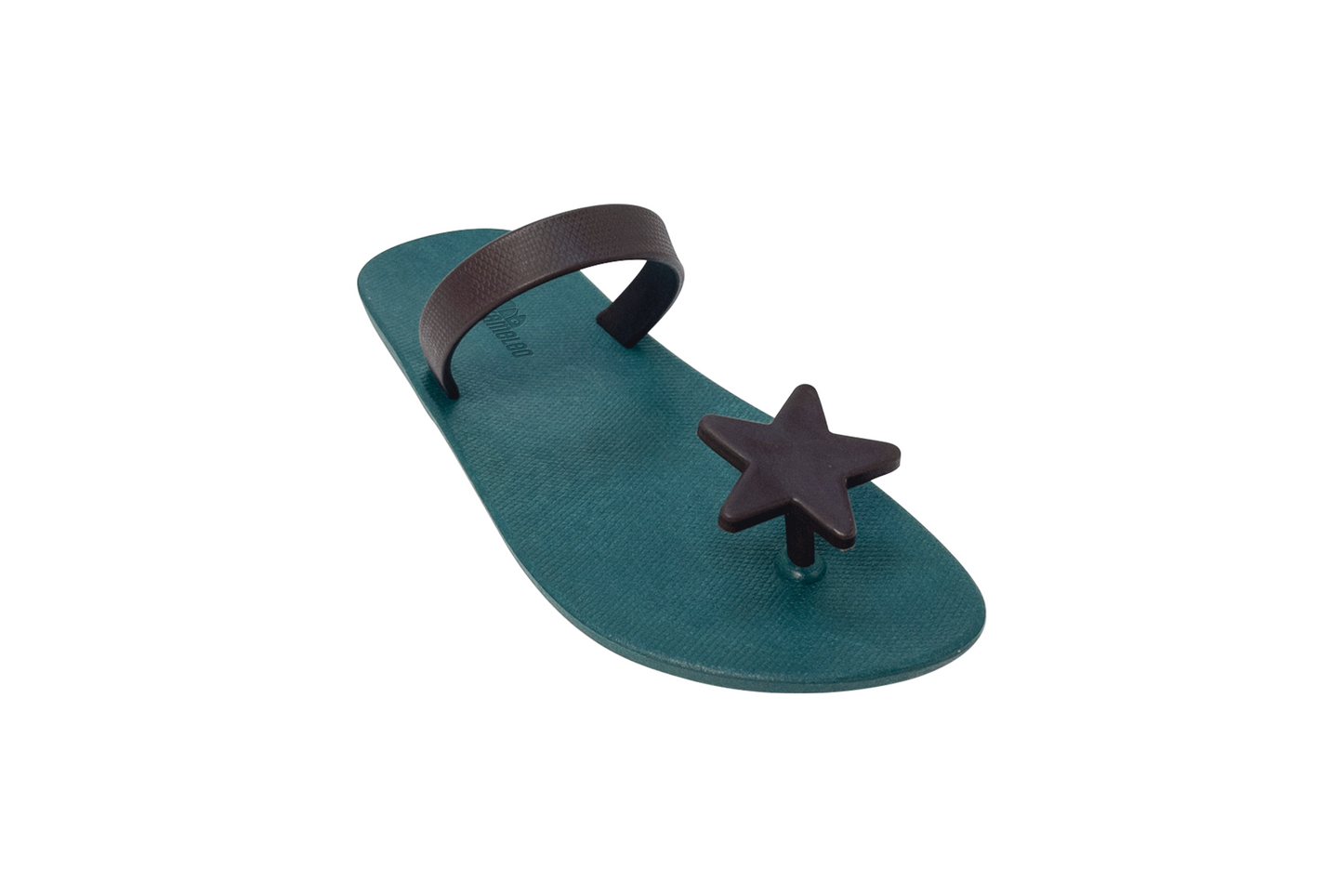 Poppi Star Green Sole Brown Strap