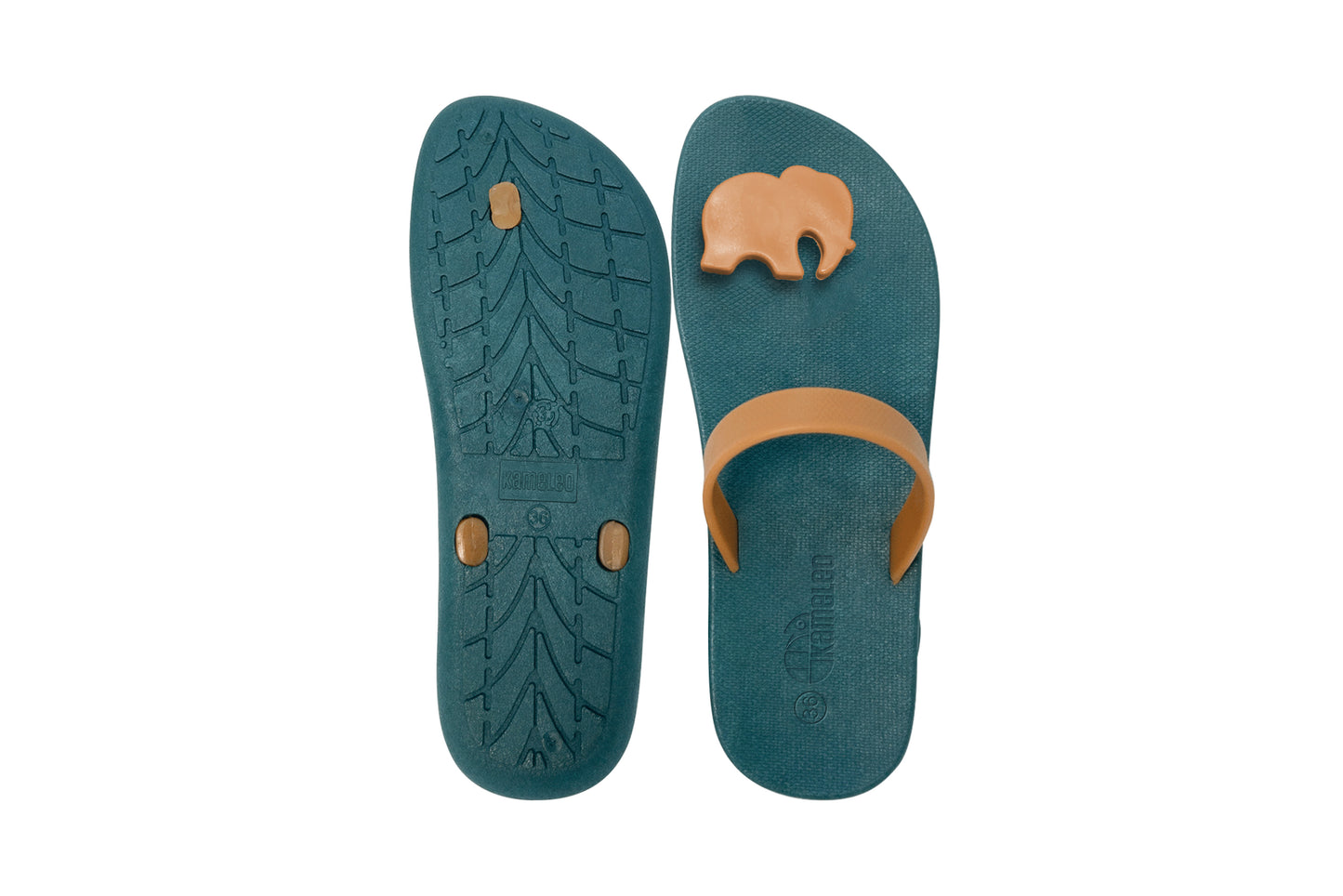 Poppi Ellie Green Sole Caramel Strap