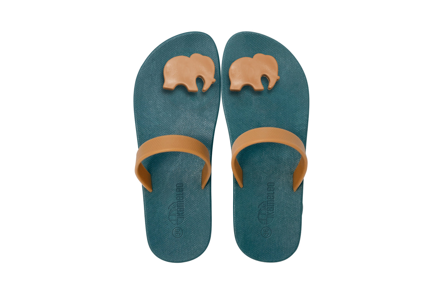 Poppi Ellie Green Sole Caramel Strap