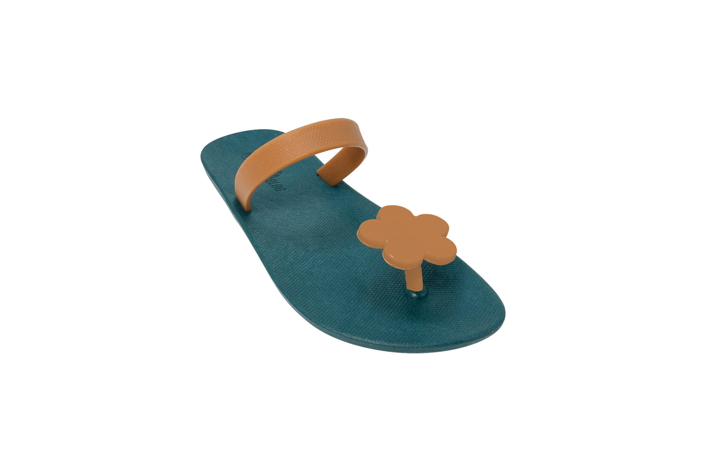 Poppi Flora Green Sole Caramel Strap