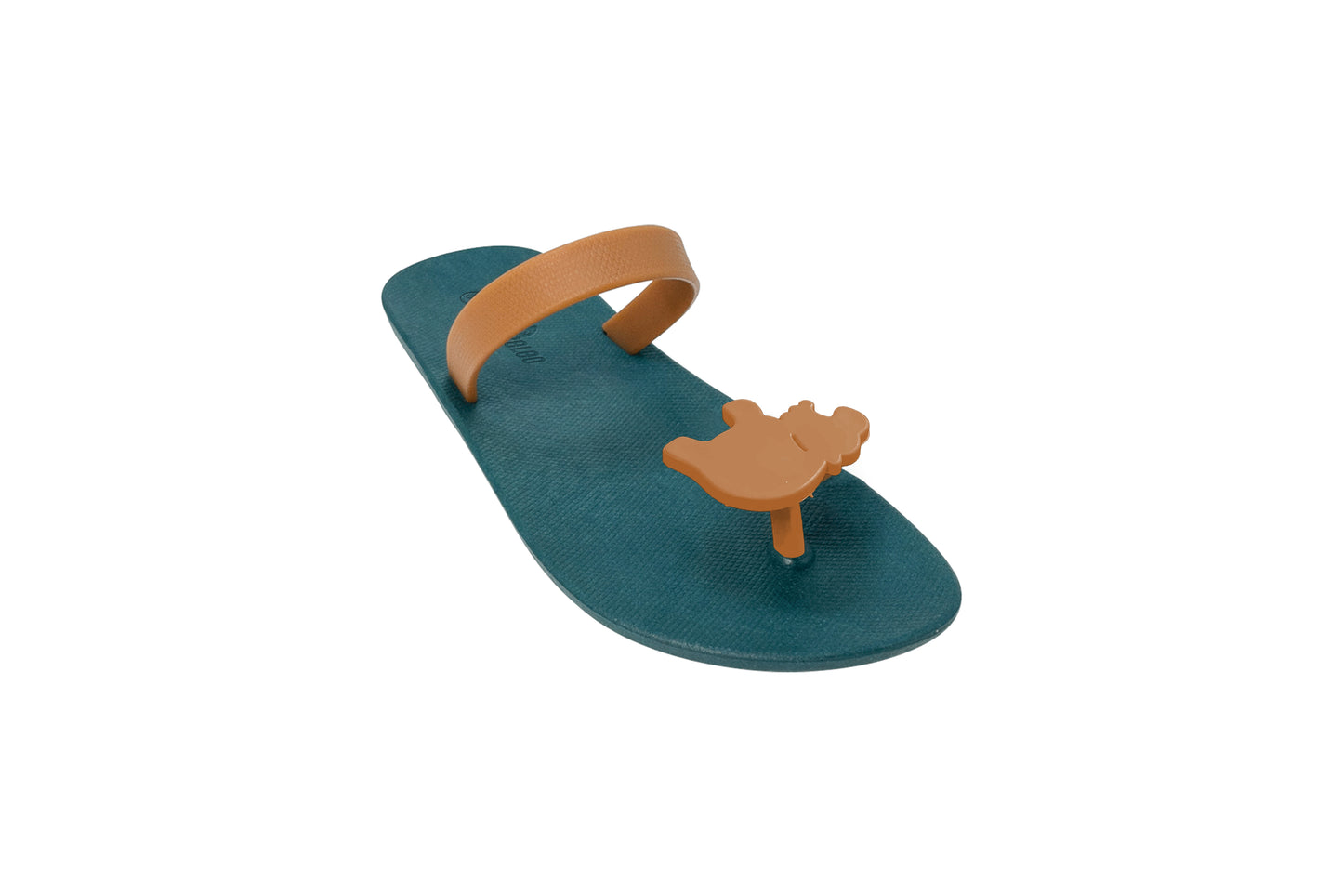 Poppi Hippo Green Sole Caramel Strap