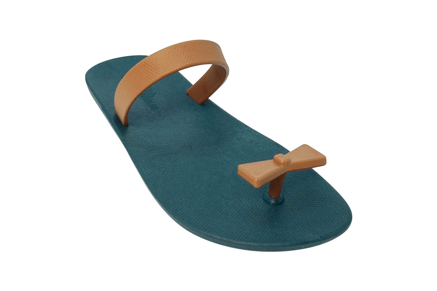 Poppi Bow Green Sole Caramel Strap