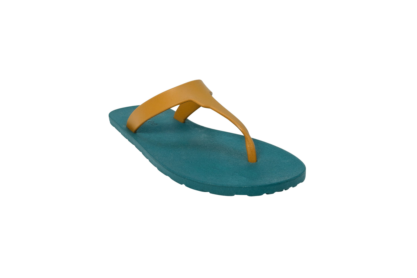 Thongs Green Sole Caramel Strap
