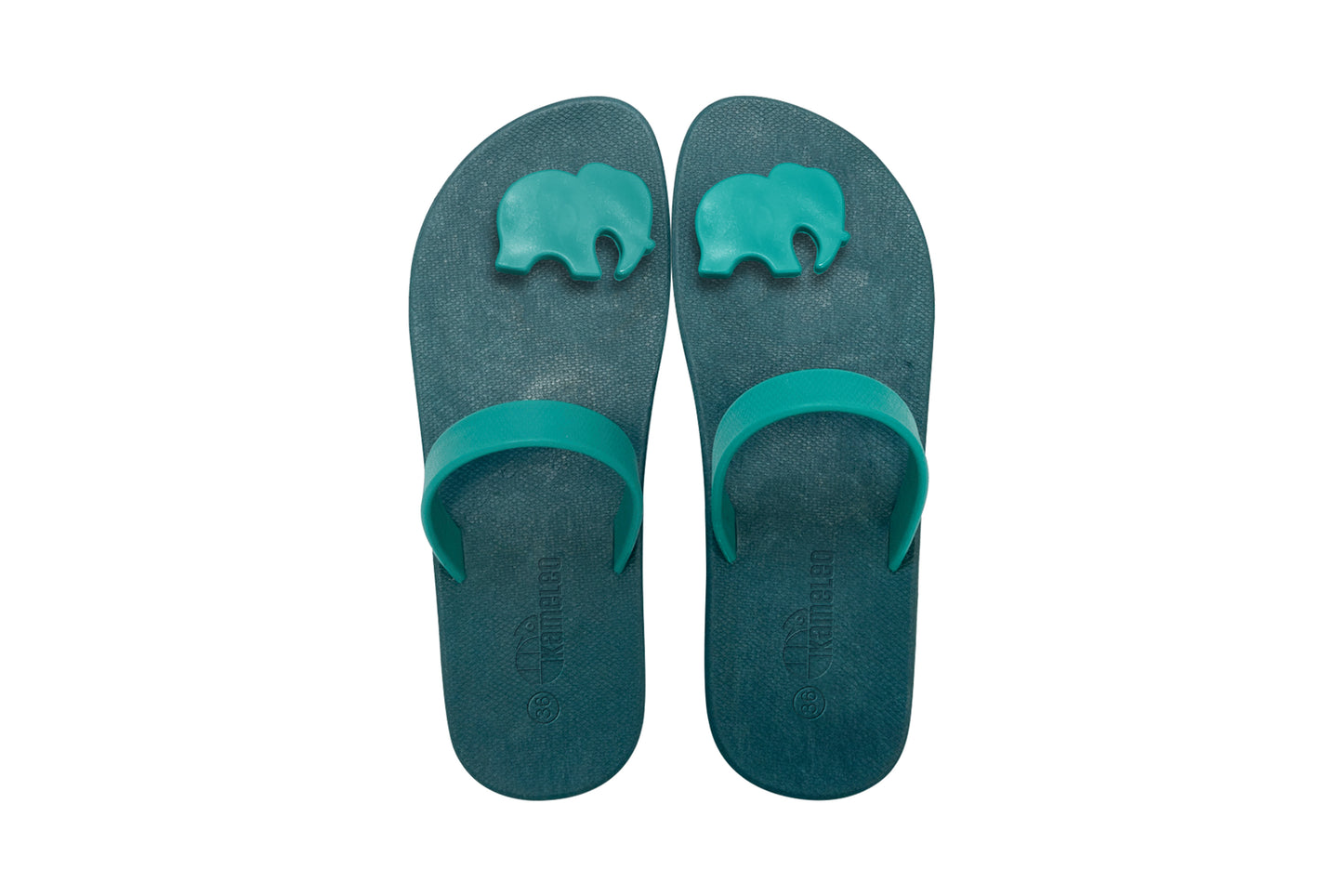 Poppi Ellie Green Sole Green Strap