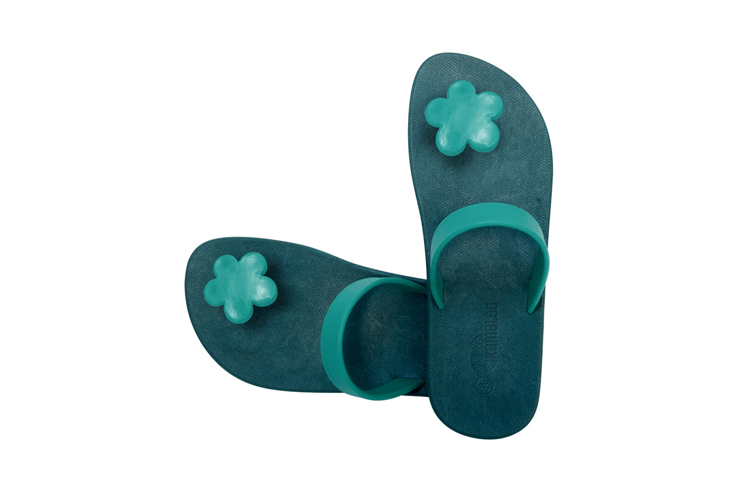 Poppi Flora Green Sole Green Strap