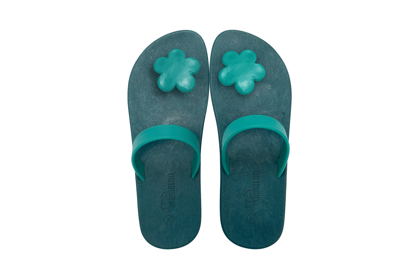 Poppi Flora Green Sole Green Strap
