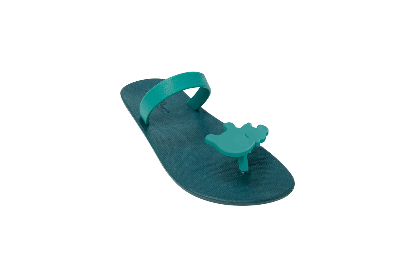 Poppi Hippo Green Sole Green Strap