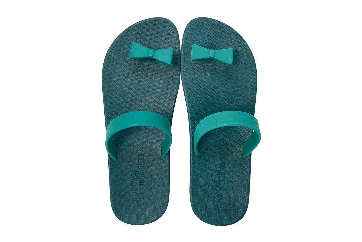Poppi Bow Green Sole Green Strap