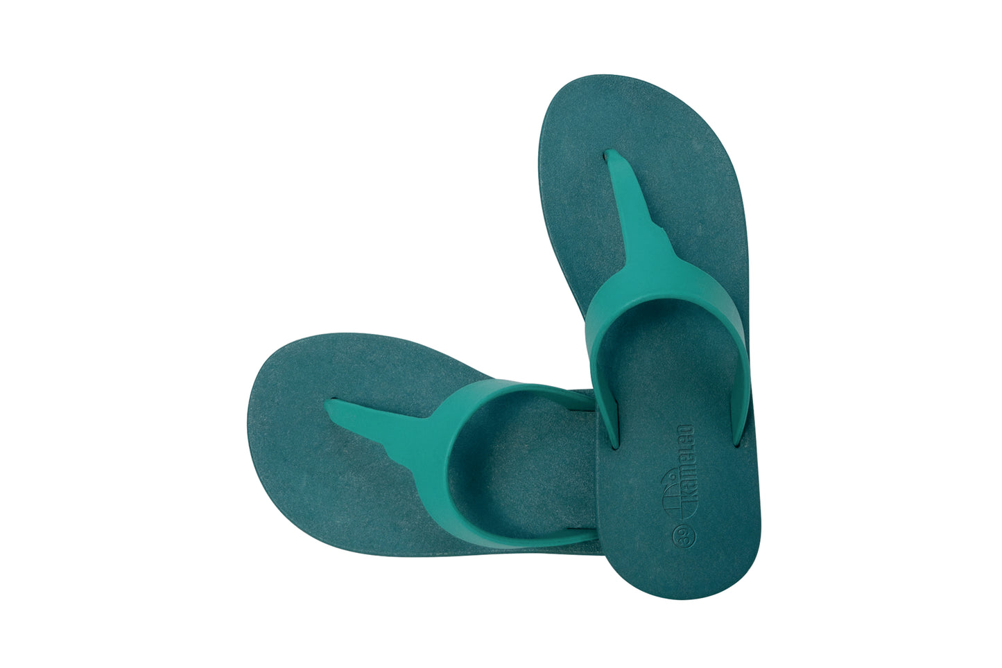 Thongs Green Sole Green Strap