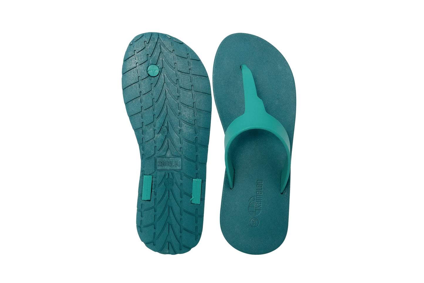 Thongs Green Sole Green Strap