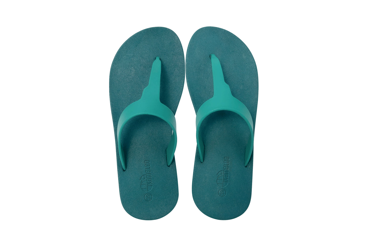 Thongs Green Sole Green Strap