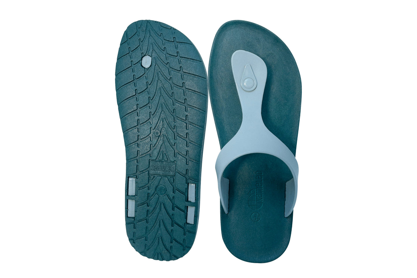 Candy Green Sole Grey Strap