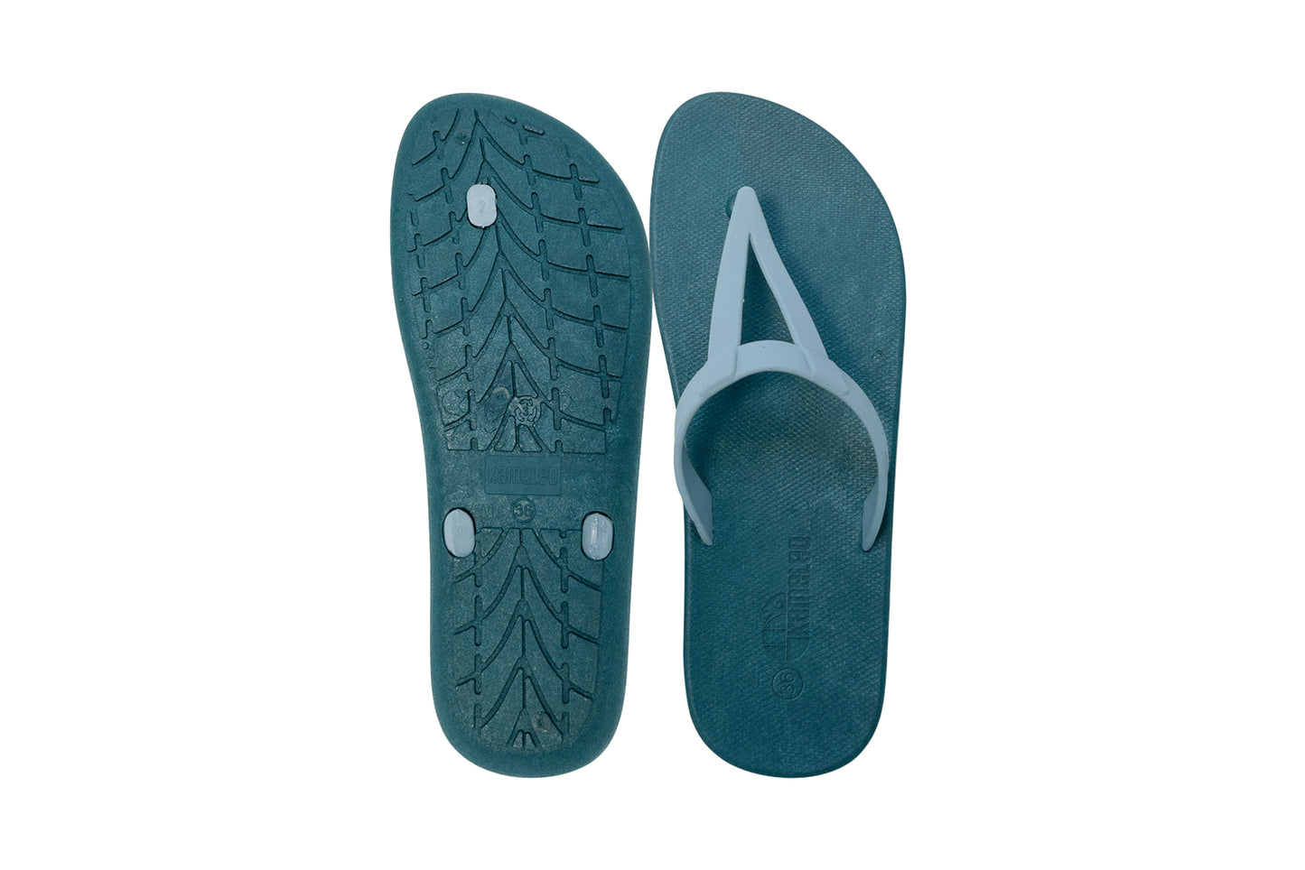 Eiffel Green Sole Grey Strap