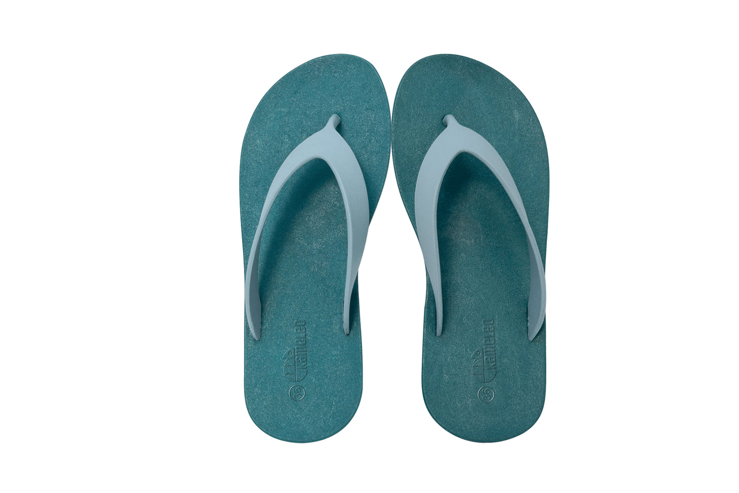 Flippy Green Sole Grey Strap