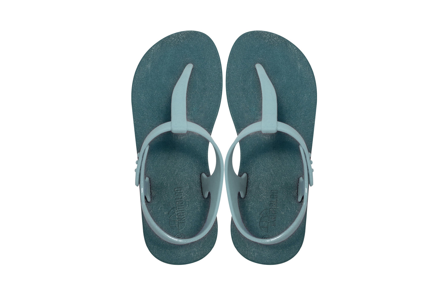 Saily Green Sole Grey Strap