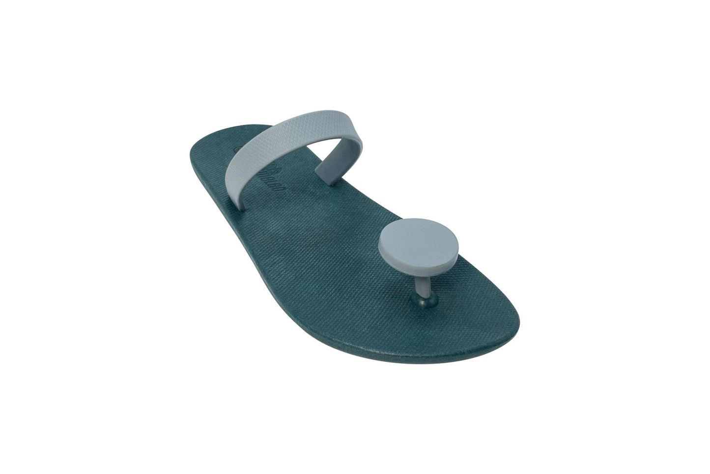 Poppi Dot Green Sole Grey Strap