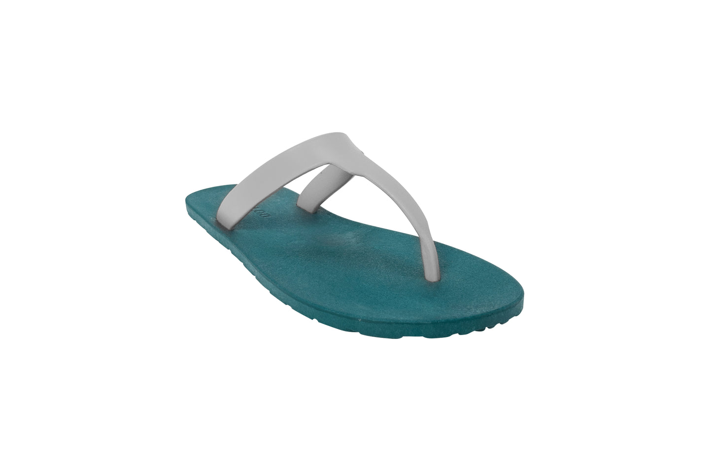 Thongs Green Sole Grey Strap