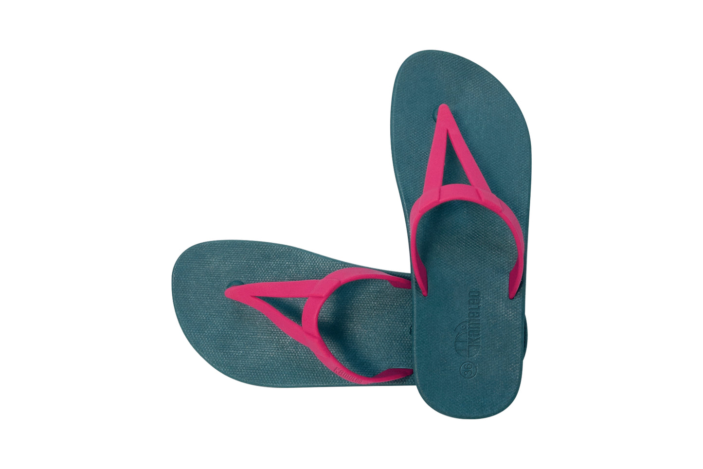 Eiffel Green Sole Pink Strap