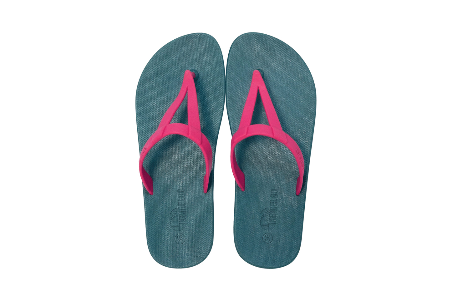 Eiffel Green Sole Pink Strap