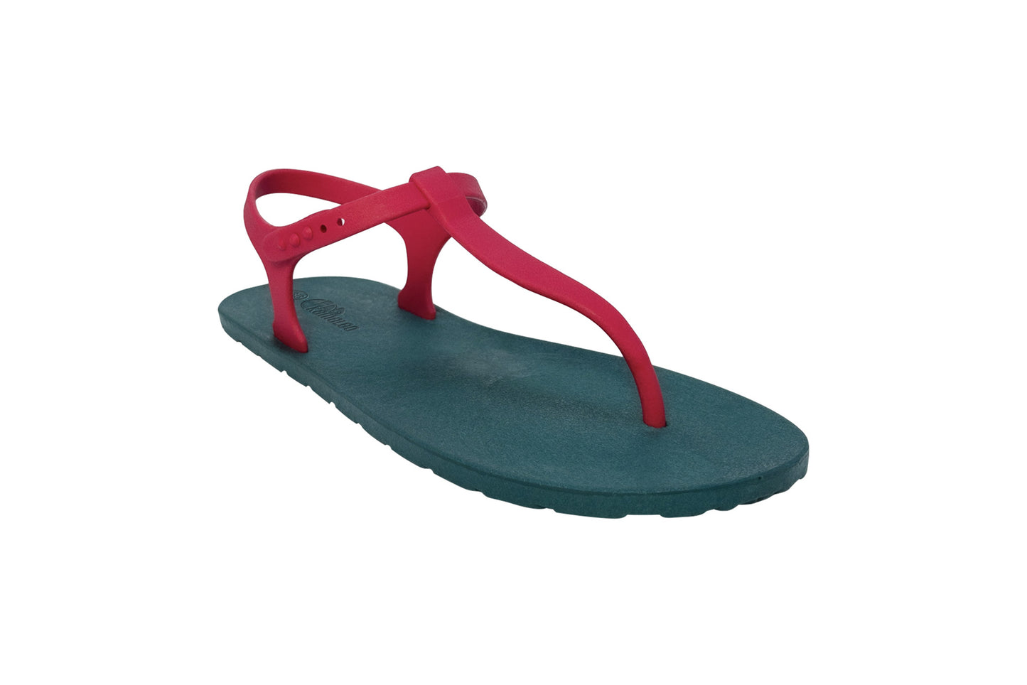 Saily Green Sole Pink Strap