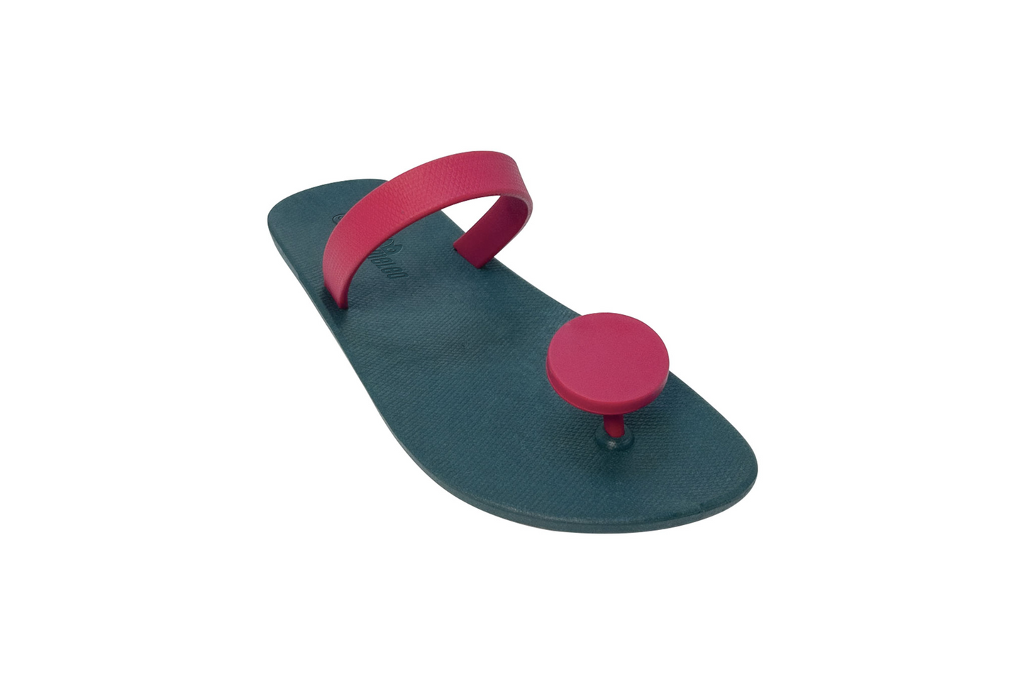 Poppi Dot Green Sole Pink Strap