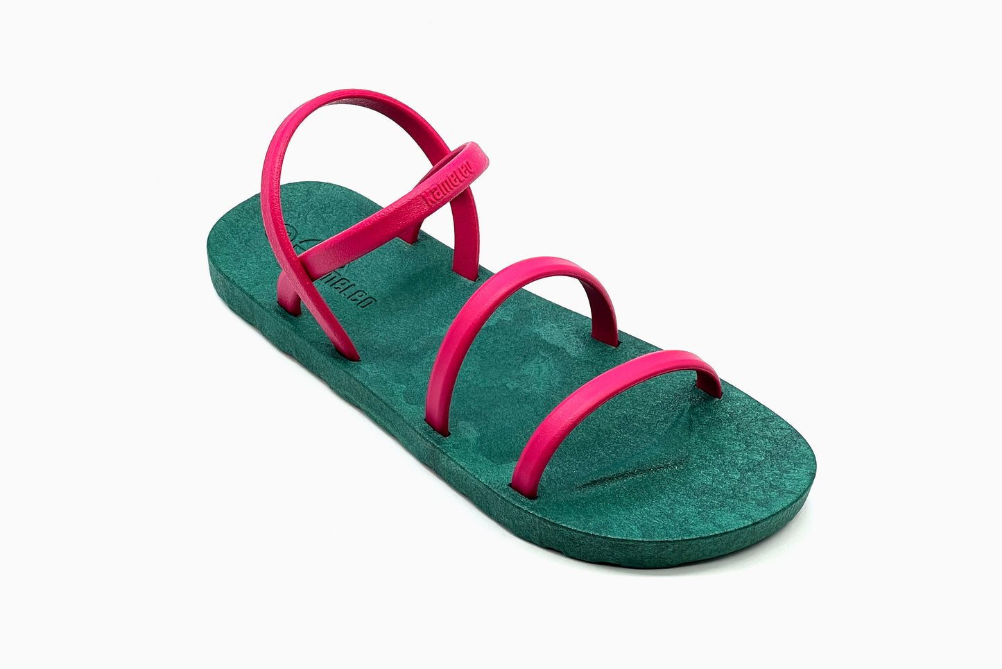 Twin Slim Green Sole Pink Strap