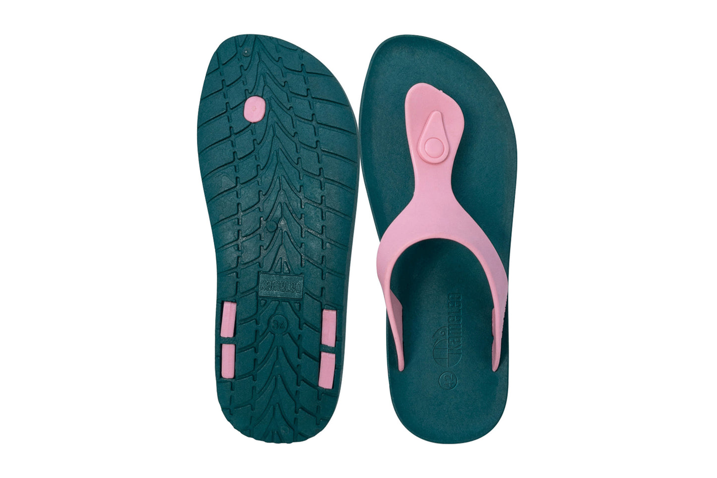 Candy Green Sole LightPink Strap