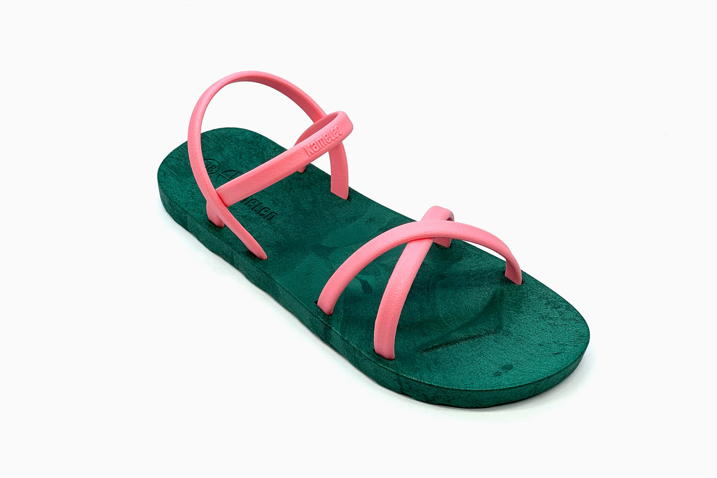 Cross Slim Green Sole LightPink Strap