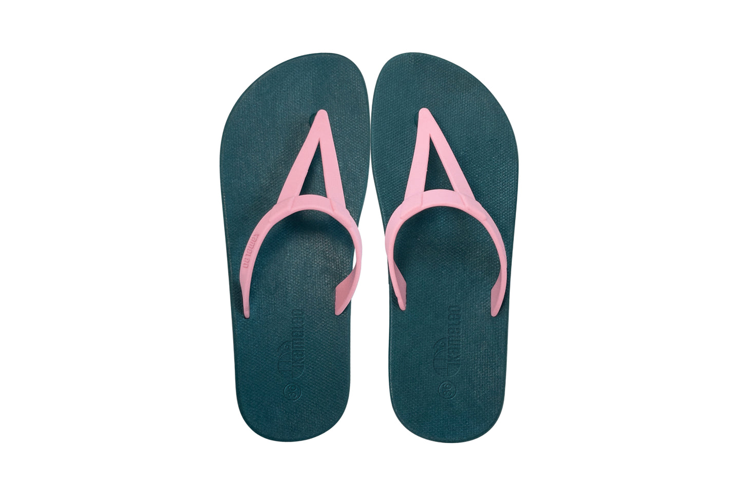 Eiffel Green Sole LightPink Strap